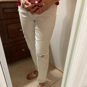 Time and True white jeans